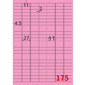 【龍德】三用電腦標籤貼紙 175格 LD-888 105張(盒)_4