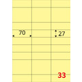 【龍德】三用電腦標籤貼紙 33格 LD-891 105張(盒)_3