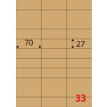 【龍德】三用電腦標籤貼紙 33格 LD-891 105張(盒)_5