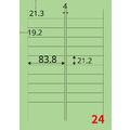 【龍德】三用電腦標籤貼紙 24格 LD-889 105張(盒)_2
