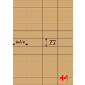 【龍德】三用電腦標籤貼紙 44格 LD-899 1000張(箱)_1