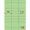 【龍德】三用電腦標籤貼紙 33格 LD-891 105張(盒)_2