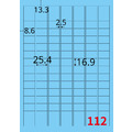【龍德】三用電腦標籤貼紙 112格 LD-8101 105張(盒)_5