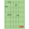 【龍德】三用電腦標籤貼紙 189格 LD-8102 1000張(箱)_2