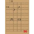 【龍德】三用電腦標籤貼紙 96格 LD-8116 105張(盒)_1