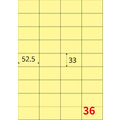 【龍德】三用電腦標籤貼紙 36格 LD-8117 105張(盒)_3