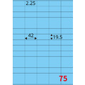【龍德】三用電腦標籤貼紙 75格 LD-8111 1000張(箱)_1