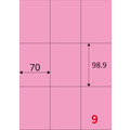 【龍德】三用電腦標籤貼紙 9格 LD-896 1000張(箱)_2