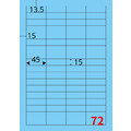 【龍德】三用電腦標籤貼紙 72格 LD-8112 1000張(箱)_1