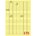 【龍德】三用電腦標籤貼紙 175格 LD-888 105張(盒)_3