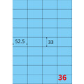 【龍德】三用電腦標籤貼紙 36格 LD-8117 1000張(箱)_1