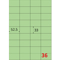 【龍德】三用電腦標籤貼紙 36格 LD-8117 105張(盒)_4
