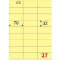 【龍德】三用電腦標籤貼紙 27格 LD-8108 1000張(箱)_3