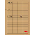 【龍德】三用電腦標籤貼紙 72格 LD-8112 105張(盒)_1