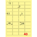 【龍德】三用電腦標籤貼紙 40格 LD-8115 105張(盒)_3