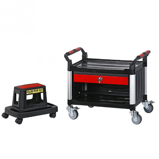KTL 康得倫 附抽屜工具車 KT-201ASG (KT-201AS+WH-727) DIY