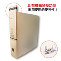 【同春】PGF50L 50mm環保合成紙 2孔拱型夾 大_4