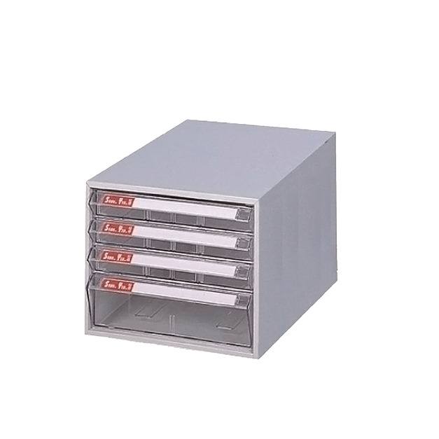 大富 SY-B4-205B B4桌上型效率櫃 3+1透明抽屜