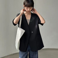 極簡高級感V領西裝外套 三色_2