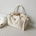 輕盈可愛帆布媽媽包