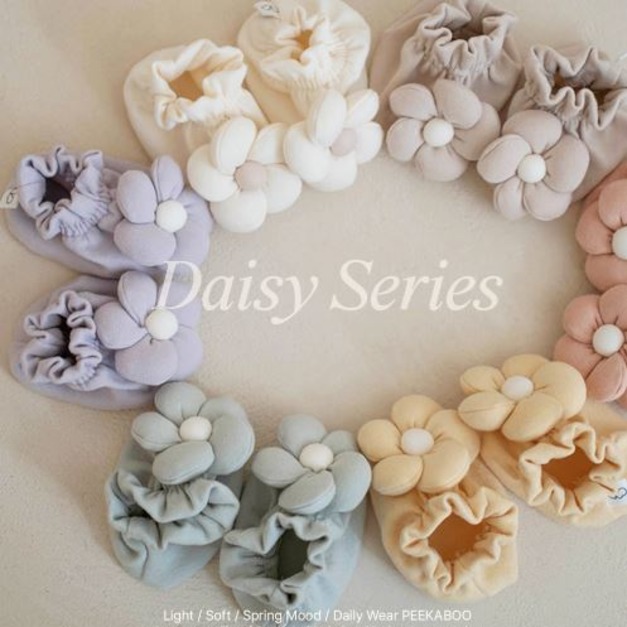 Daisy 雛菊七彩繽紛新生兒襪襪