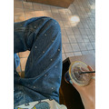 微鑽點綴高腰牛仔褲_4
