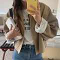 休閒短版外套 2色