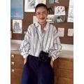 棉麻直條紋襯衫_4