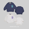 MONJELLO 時髦口袋拉鍊大學T 2色_6