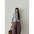 自留款!!復古格紋束腳寬褲｜冬日慵懶時髦首選_6