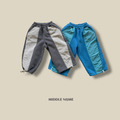 MIDDLE NAME｜機能拼接厚棉運動褲（兩色）_1