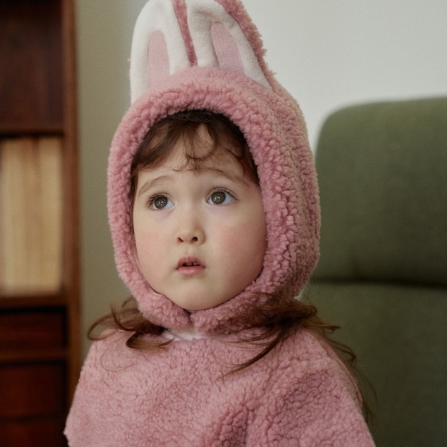 BANANA J｜兔耳暖心毛絨帽（Free Size）