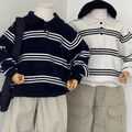 條紋POLO柔軟親膚百搭針織 2色_10