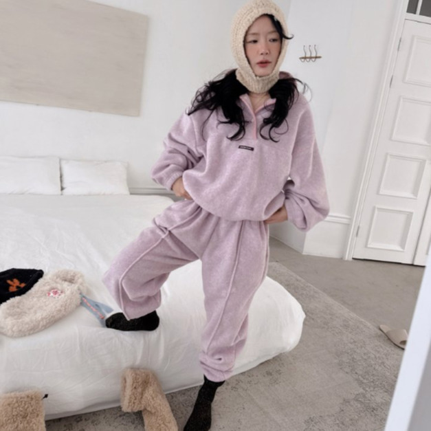 OJO DE PAPA 韓國熱銷女裝綿絨套裝 3色 Free Size