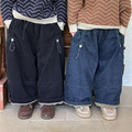 冬季新款｜加絨直筒牛仔褲 2色