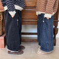 冬季新款｜加絨直筒牛仔褲 2色_2