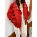 刺繡薄款夾克外套 4色