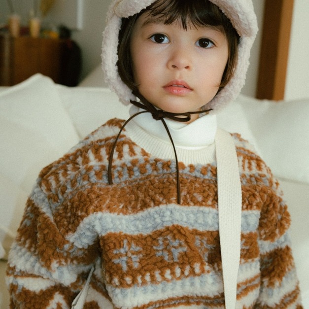 LALALAND 冬季童裝毛絨上衣｜ 4 色溫柔系百搭款