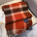 澳洲100%綿羊毛 經典格紋圍巾 多色_11