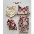AOSTA 童趣針織鬆緊寬長褲 多款_17
