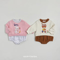 ✨oott bebe Bear & Bunny 小熊/兔子拼色包屁衣 2色_19