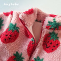 🍓 hug bebe｜草莓絨絨外套 3色_2