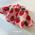 🍓 hug bebe｜草莓絨絨外套 3色