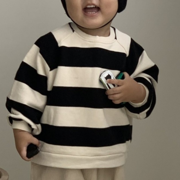 GURUGURU  百搭寬條紋上衣 2色