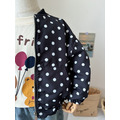 春秋款波點泡泡袖夾克外套 (非厚款)_3