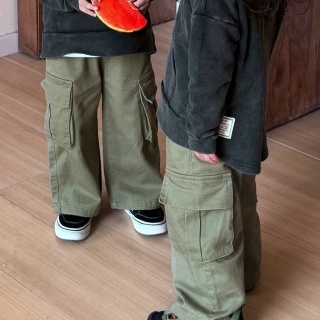 百搭日系工裝長褲