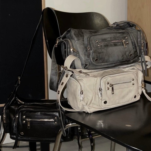 Black Purple｜MARCO 機車單肩斜挎包