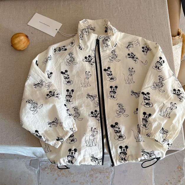 棉質透氣卡通防曬外套