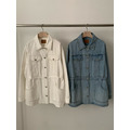 VENIR 春季新款 牛仔工裝休閒收腰外套 2色_10