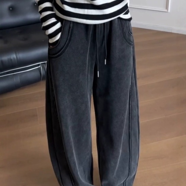 自留款推薦 ! 美式水洗棉開闊褲  3色 現